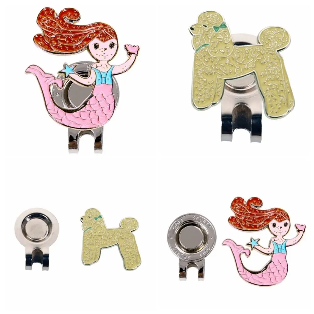 Golf Accessories Ball Marker Golf Hat Clip Metal Marker Alloy Golf Mark Removable Unique Magnetic Hat Clip Gift for Boys