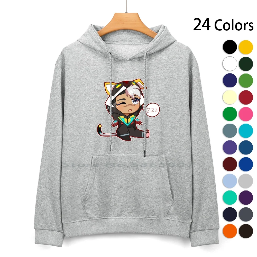 Chibi Voltron Onesie-Shiro W / White Hair Pure Cotton Hoodie Sweater 24 Colors Pidge Green Lion Chibi Cute Voltron Keith Shiro