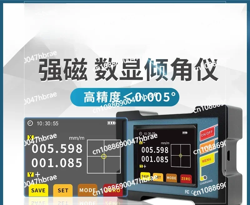 The Digital Inclinometer Has High Precision and Can Be Switched To A Strong Magnetic Single or Dual Axis Angle Level