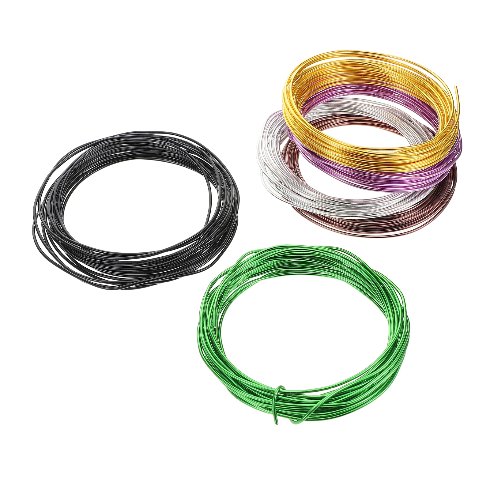 

Colored Aluminum 1.5Mm Flexible Bendable Metal Crafting String For Jewelry Making Diy Creative Projects Wreath Wire Beading