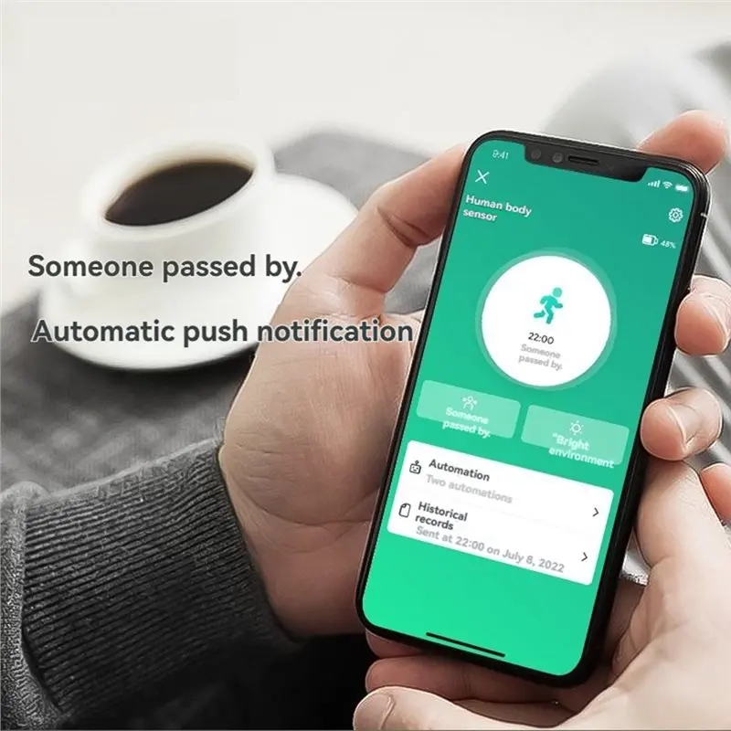 【BRILLIANT 】Tuya Wifi Human Motion Detection Sensor With Light Sensor Smart PIR Scene Switching Smart Life