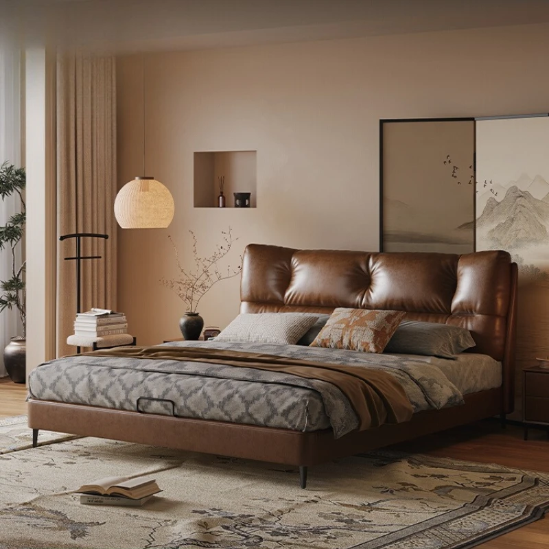 

Aesthetics Confortable Bed Fashionable Design Wedding Soft European Storage Princess Bed Reading Vintage Muebles Home Furniture