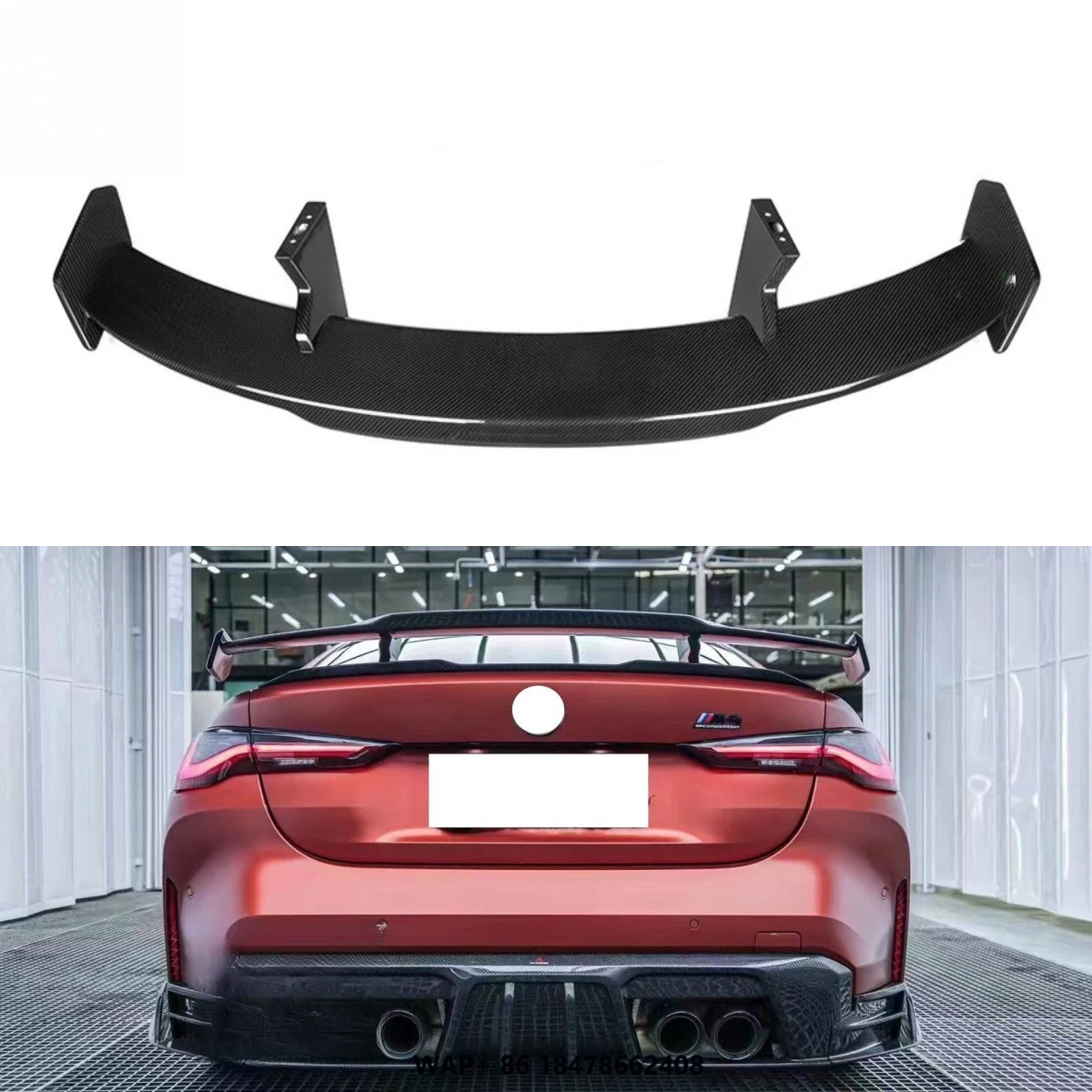 

Hot MP Style Dry Carbon Fiber Rear Trunk Wing for G80 M3 G82 M4 2020+ High Quality Spoiler Sedan Trunk Tail