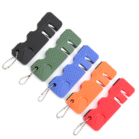 Ceramic Multipurpose Keychain Whetstone Carbide Knife Pocket Diamond Tool Scissor Sharpen Fish Sharpener outdoor multi Hook Camp