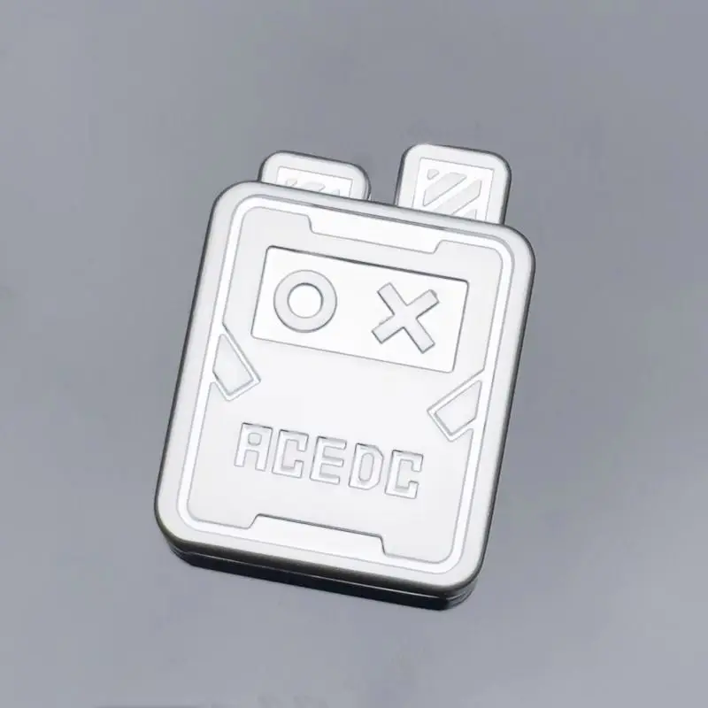 Mechaniczny Metalowy Suwak Fidget Koło z Grzechotką Magnetyczna Karta do Wbijania EDC Zabawka Antystresowa Redukująca Stres i Lęk Antystresowe Rzeczy Przynęta