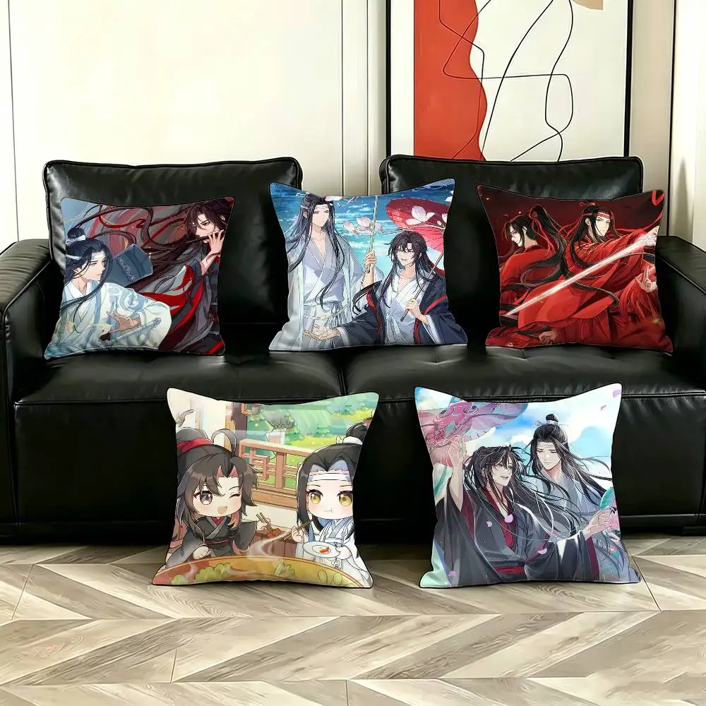 

mo dao zu shi Pillow Case for Sofa Living Room Home office Decor Protective Cover