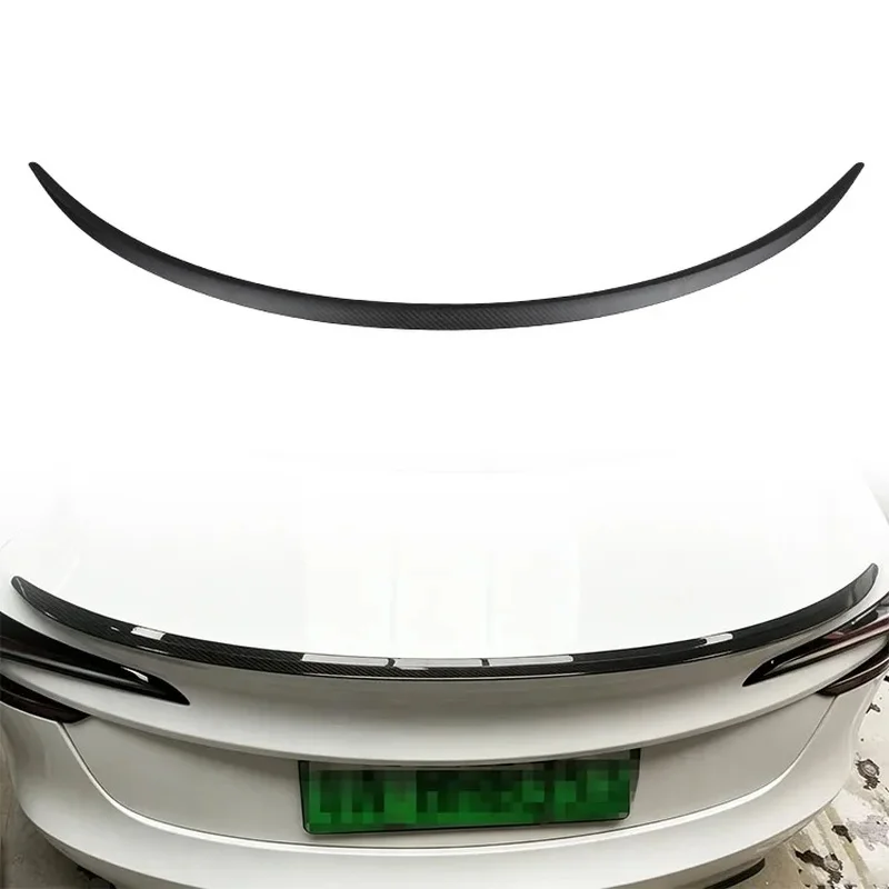 High Quality OEM Custom Dry Carbon Fiber Rear Spoiler Tail Wing Model 3 Highland, Composite Material Supp
