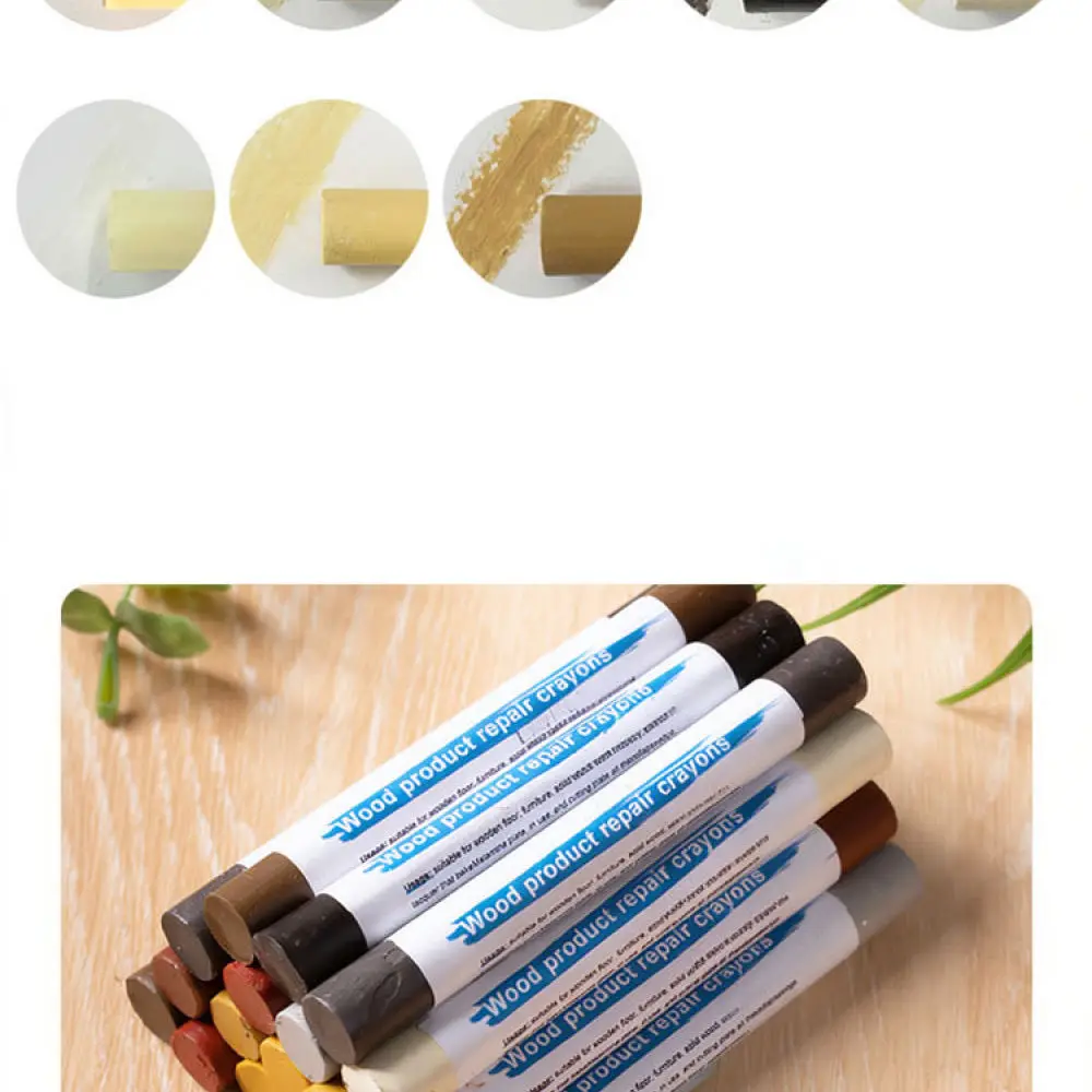 Wood Furniture Restoration Wax Filler Kit For Scratch Repair Floor Cabinet Surface Professional Tool Accessories