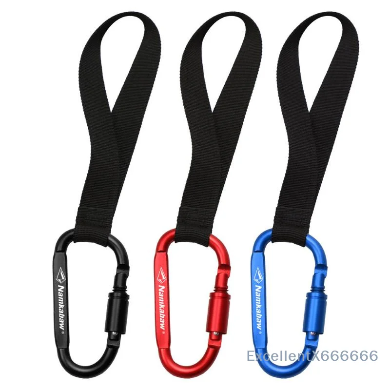 Multifunctional EDC Webbing Spring Snap Hook 1Pcs Quick Clip Carabiner for Outdoor Sports Water Bottle Hanging