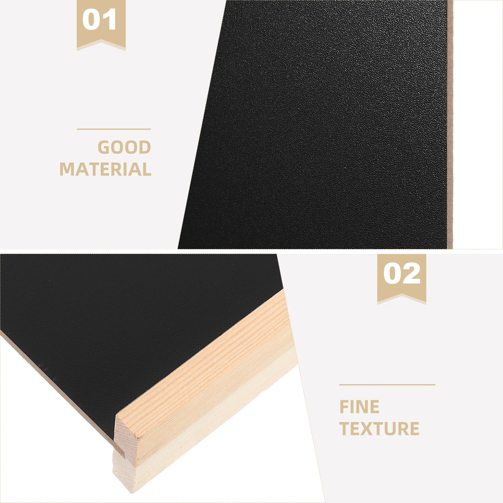 Mini Pine Base Chalkboard Double sided Erasable Message Board Reusable Display Sign Desktop Home Decorative Board Party Wedding