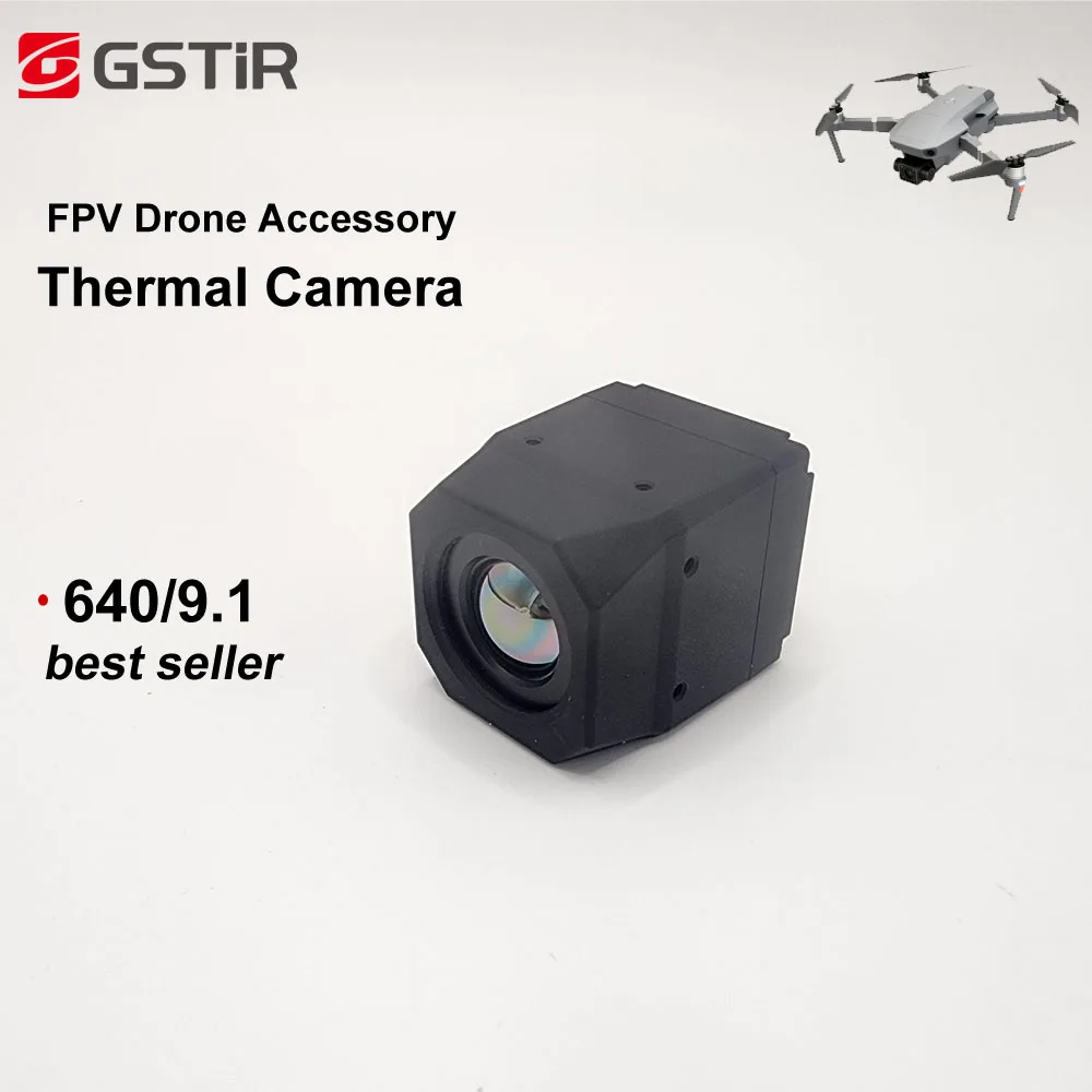 GSTiR Mico612 640 FPV Drone Thermal Camera 9.1mm CVBS Analog 640x512 Mini Size 22X22mm PAL/ NTSC 3pin&9pin UAV Navigation Guider