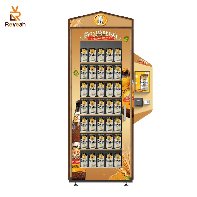 New Style Visual Vending Machine Smart Fridge Cooler Visual Weighing Technology Vending Machine
