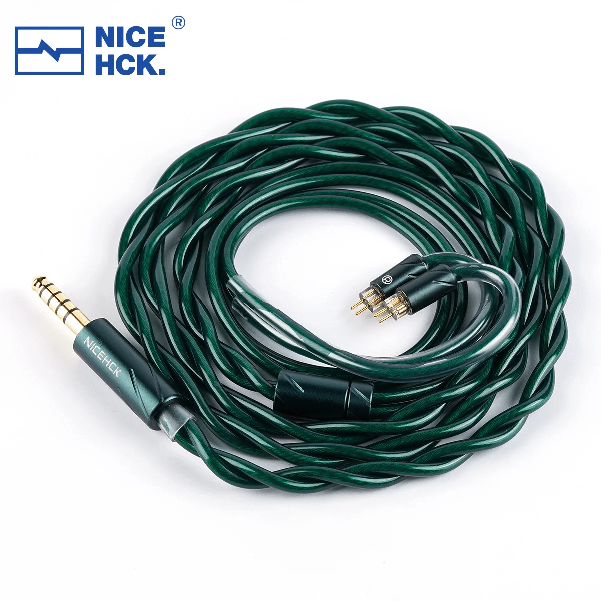 NICEHCK JSHIFI 2pin(1本QDC)4.4mmケーブル NICEHCK JadeRiver HiFi ケーブル 4 つのハイエンド導体混合イヤホン