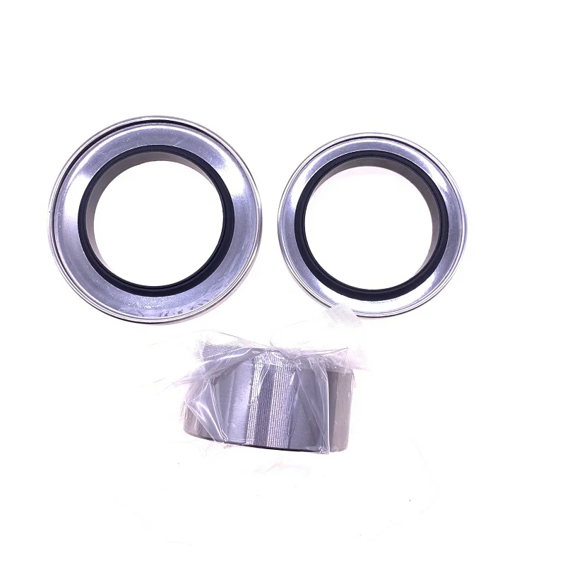 2sets/lot OS110G/ OS110 GHH airend lipseal kit(2 oil seal+ 1 bushing shaft sleeve)