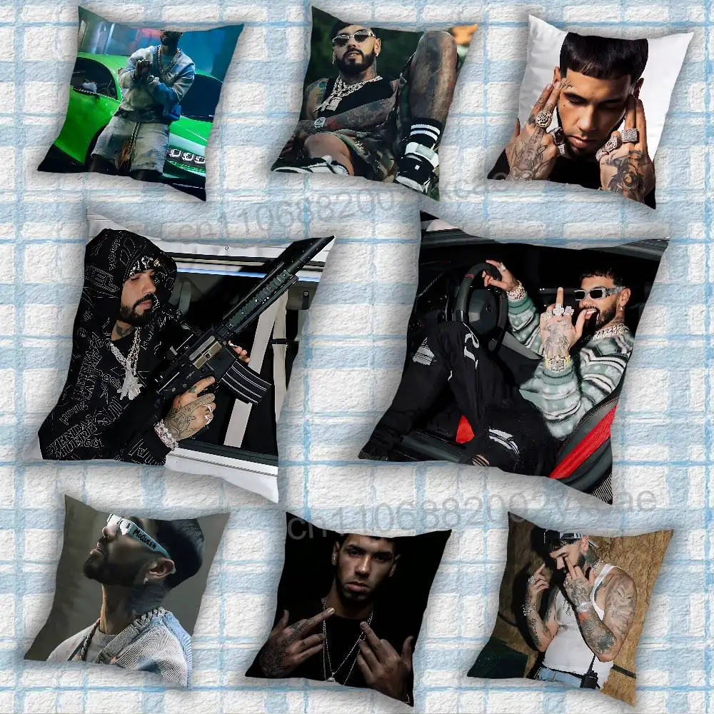 

Recent Anuel AA Pillow Case Square Double-Sided Printing Short Plush Sofa Cushion Cover Bedroom Bedside Pillow
