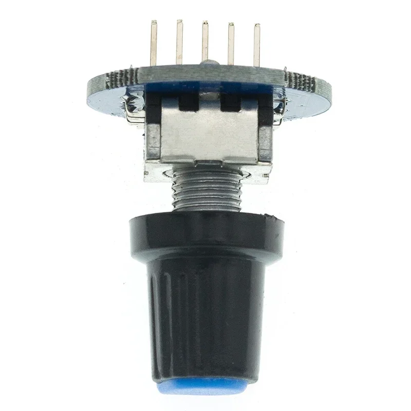 2PCS Rotary Encoder Module Brick Sensor Development Round Audio Rotating Potentiometer Knob Cap EC11