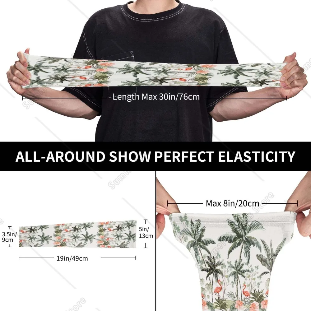 Mangas refrescantes de palmas de flamenco para un sexo, manguitos de brazo, funda de protección solar UV para cubrir con silicona antideslizante