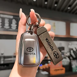 TPU Car Remote Key Case Cover Shell Fob pour Toyota Prius Camry CorTrustCHR C-HR RAV4 Land Cruiser Prado Auto Accessoires