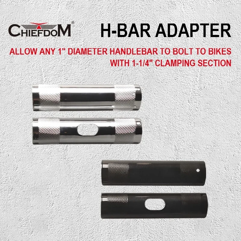 Motorcycle Handlebar H-Bar Adapter Allow Any 1