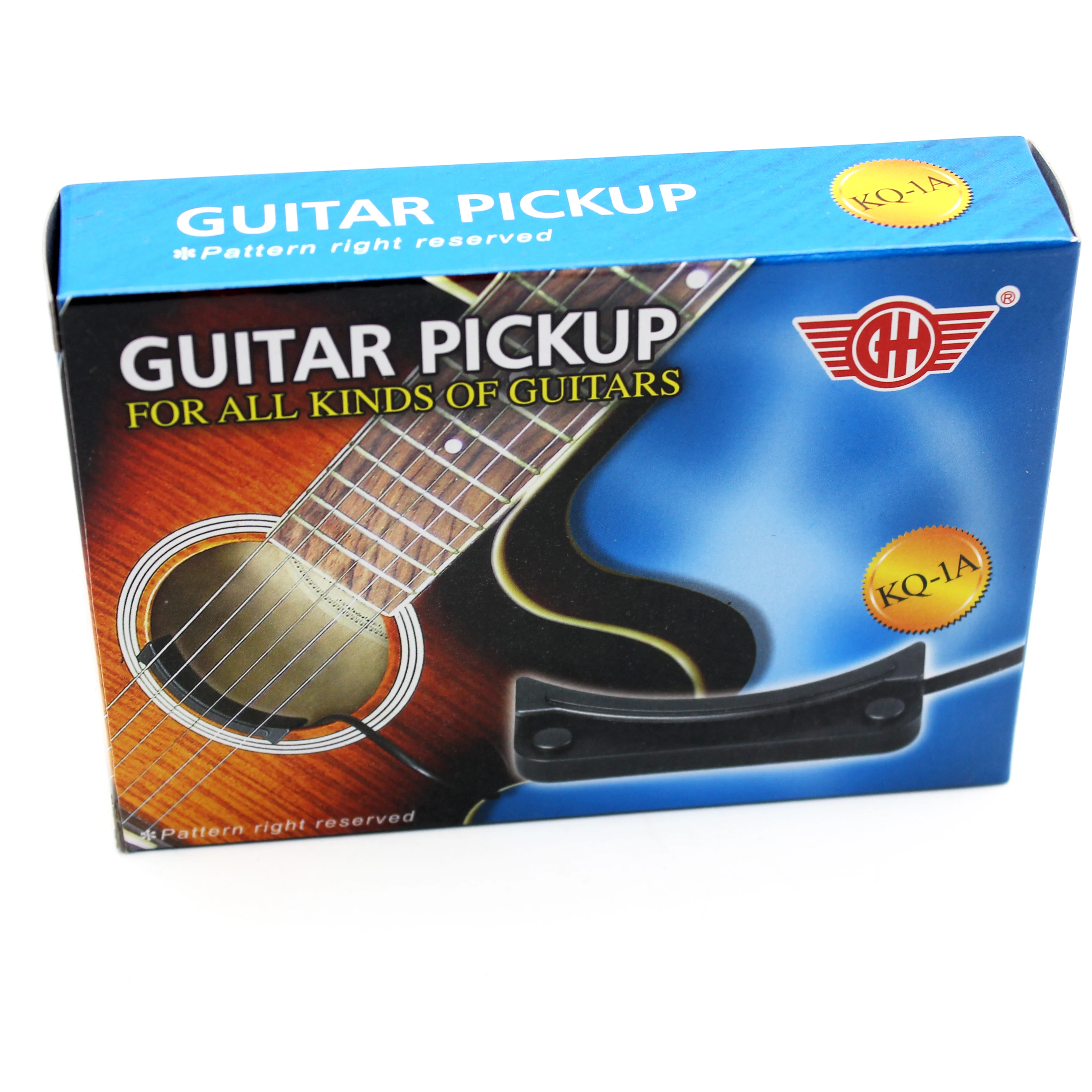 IRIN Guitar Pickup KQ-1A Ceramic Piezo Pickup for Acoustic Classical Guitar High Sensitivity Low Noise Guitar Accessories