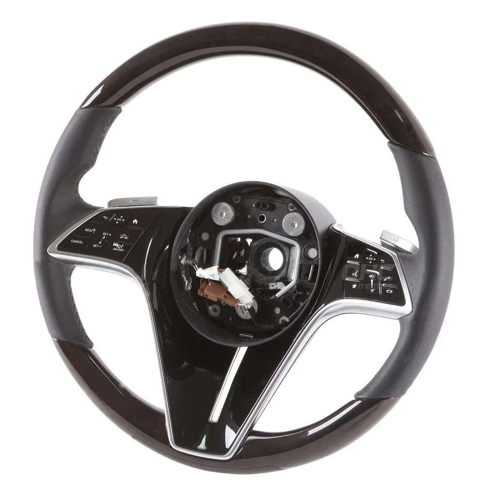 Wood Carbon Fiber Steering Wheel Racing Car Wheel For Mercedes-Benz Maybach