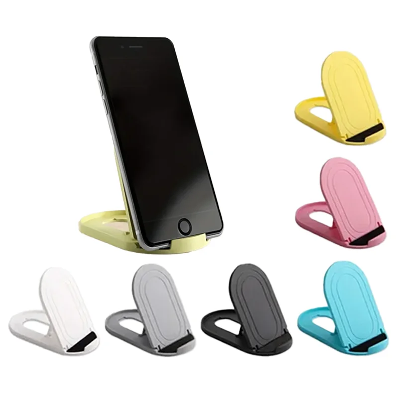 

Elliptic Plastic Foldable Stand 6 Colors Portable Universal Desktop Phone Holder for Cell Phone Tablet Smartphone Bracket