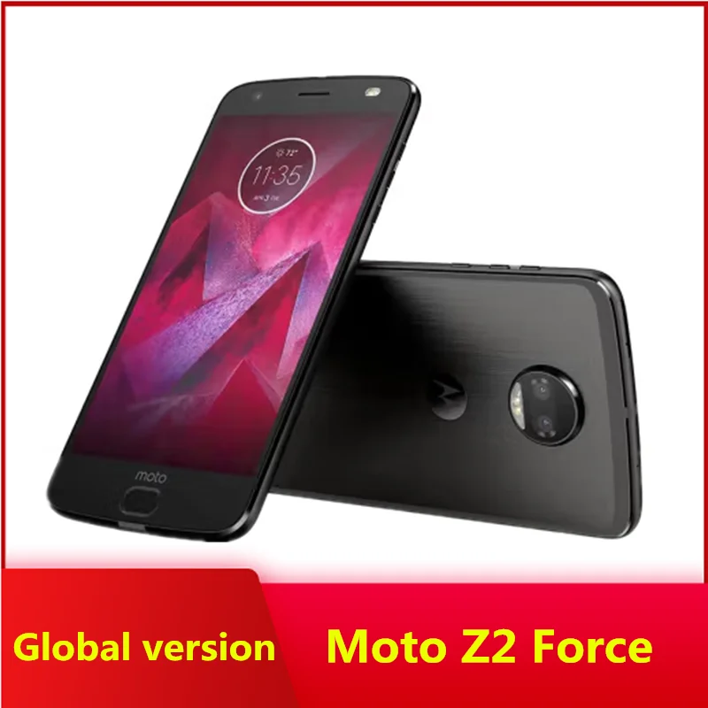 

Motorola Moto Z2 Force XT1789 Восстановленный Оригинальный разблокированный Moto z Force Edition 5,5 дюймов 4 Гб ОЗУ 64 Гб ПЗУ мп телефон 4G