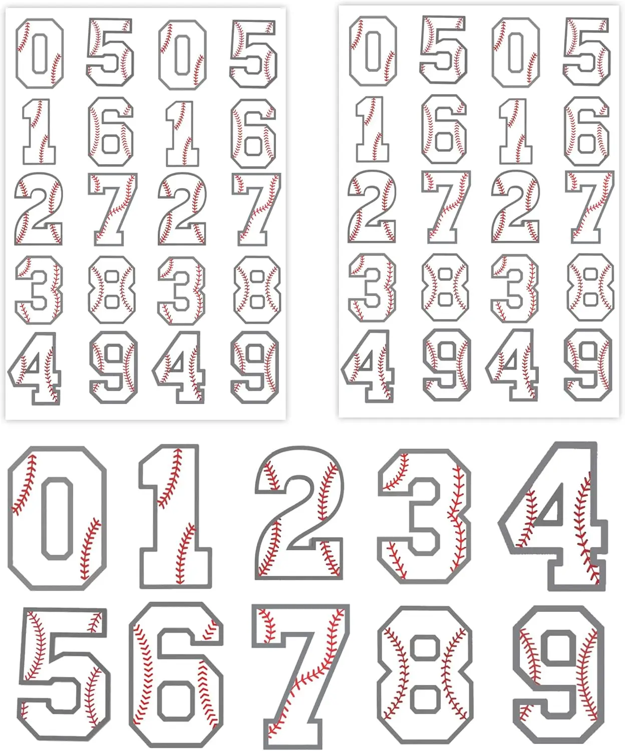 

Наклейка с номерами спортивного шлема, самоклеящиеся наклейки с спортивными номерами для бейсбола, хоккея, футбола, лакросса (белый), 160 шт.