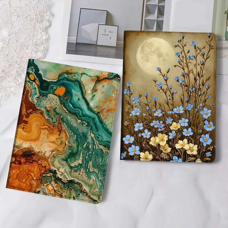 

Marble Swirl Color Pattern Gift Tablet Case For Samsung Tab Galaxy S6 S11 A A7 A8 A9 A11 10.1 10.4 10.5 Plus Lite