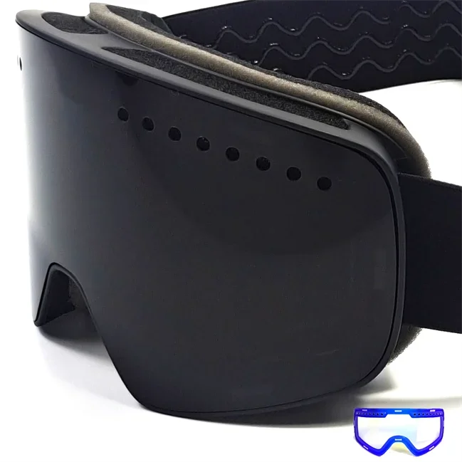 UV400 Ski Goggles with Anti-Fog & Magnetic Interchangeable Lenses New Sports Eyewear for Snow Activities
