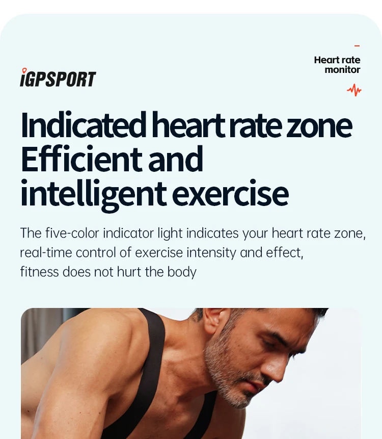 IGPSPORT Smart Sensor Kit, Cadence CAD70 Speed SPD70 Herzfrequenzmesser HR50 Brust, HR70 Arm für Fahrradcomputer/Radfahren/Laufen – Detail 3