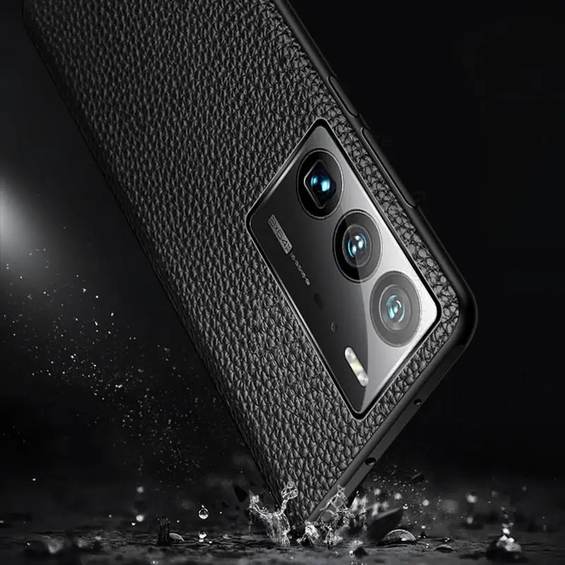 Coque For ZTE Axon 40 Ultra 5G Genuine Leather Phone Case For Axon 40 Ultra Ultra Slim Phone Cover For A2023P Shockproof Fundas