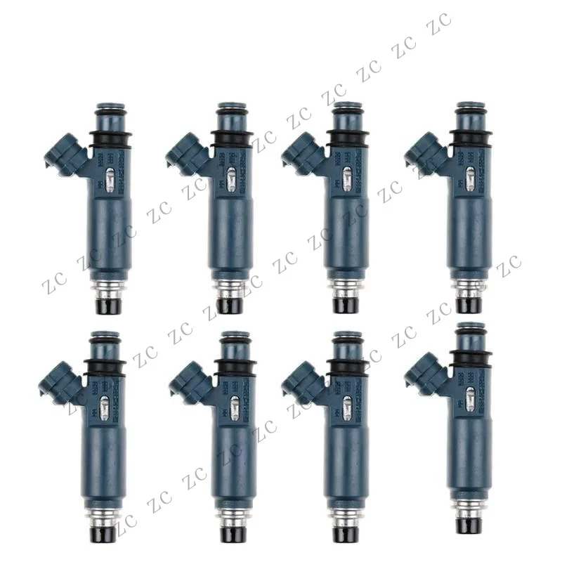 S+ SET OF 8 FUEL INJECTORS 23250-50040 FOR LEXUS GX470 LX470 4.7L 2UZFE UZJ100