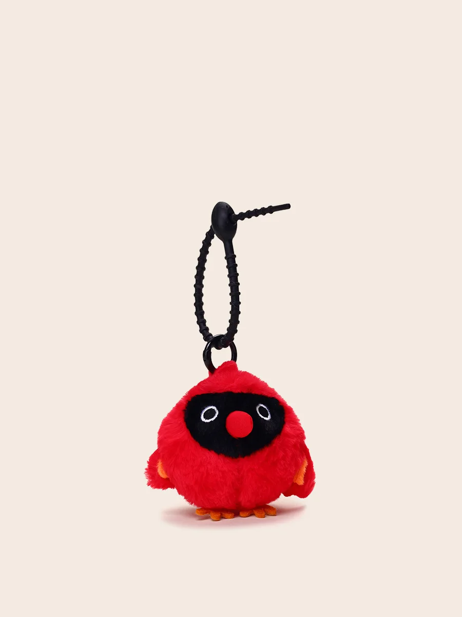 MSR Lindo Peluche de Pájaro con Sonido, Juguete Clásico Angry Bird, Colgante para Bolsa, Llavero, Juguete Suave con Sonido al Agitar para Todas las Edades