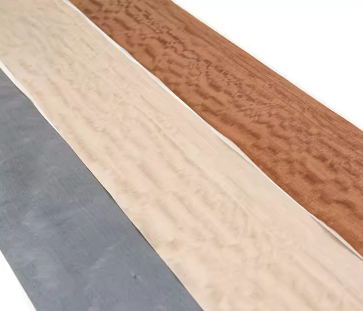 0.2mm Natural Dyed Mallee Figured Wood Veneer Sheet for Furniture Renovation, Speaker Cabinets & Decorative Surface