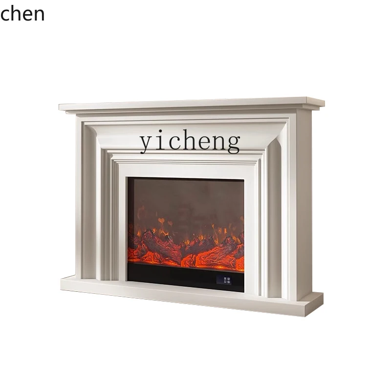 HXL モダンでシンプルなリビングルームの装飾キャビネット ミニマリストの白いマントルシミュレーション家具