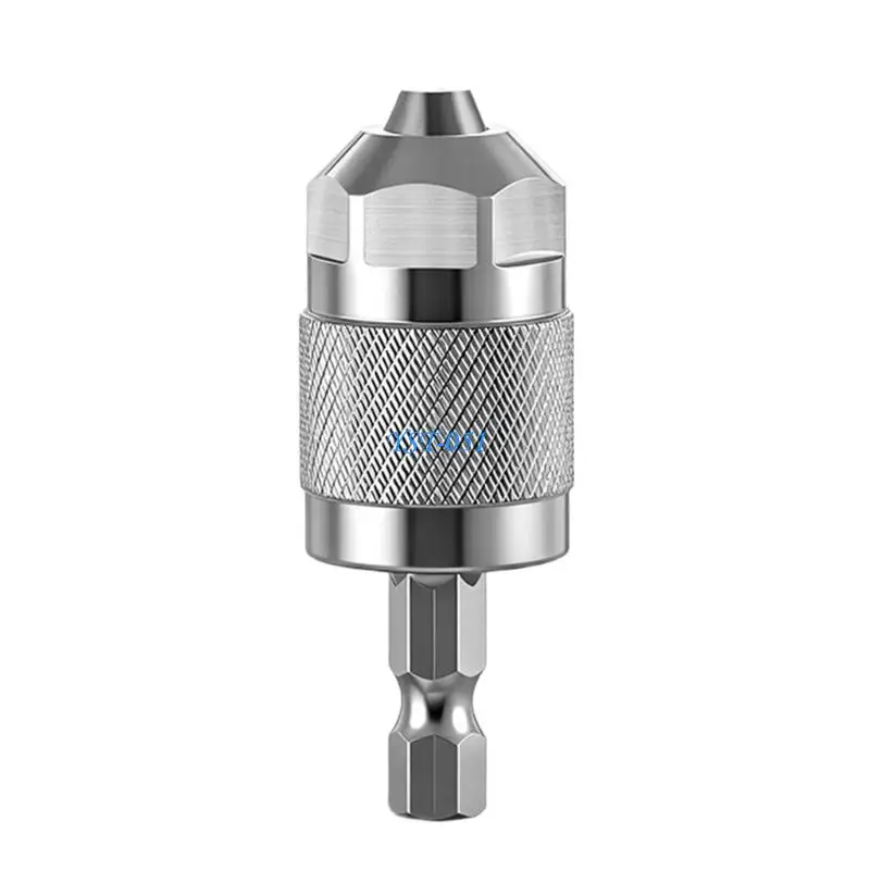 

E15A Hexagonal Shank 3 Jaw Chuck Suitable for Pneumatic Drills Metal Build Quick Tool Less Installation Precise Grip Design