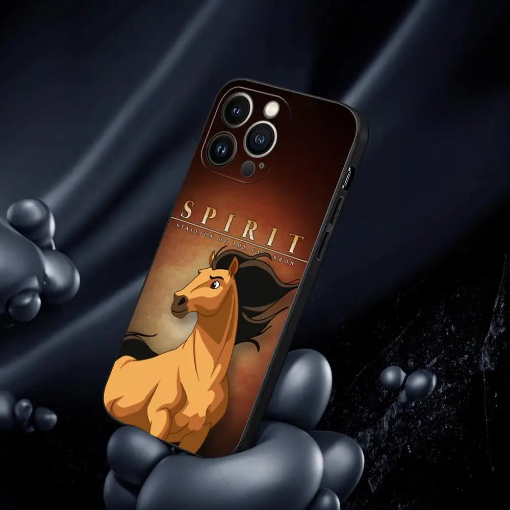 Spirit Stallion Horse Phone Case For Iphone 15 14 13 Mini 11 12 Pro Max Xr X Xs 7 8 Plus Shockproof Back Cover