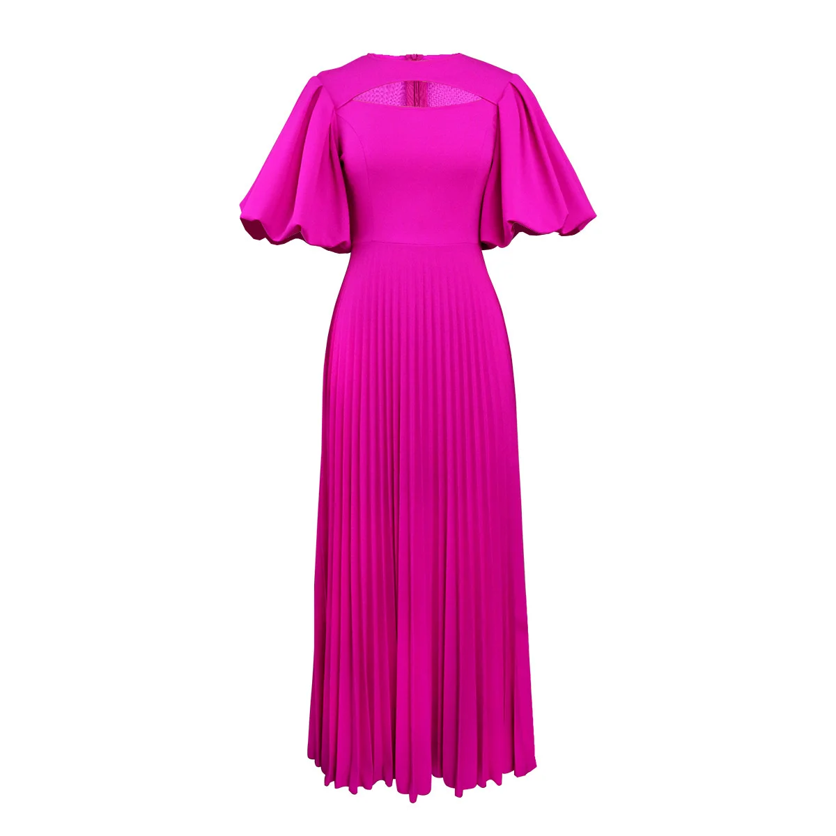 Plus Size Large Women\'s Dress  Lantern Sleep Hollow Waist Pleated Dress Comfort Commuter Casual Dress Pleated Skirt 2023