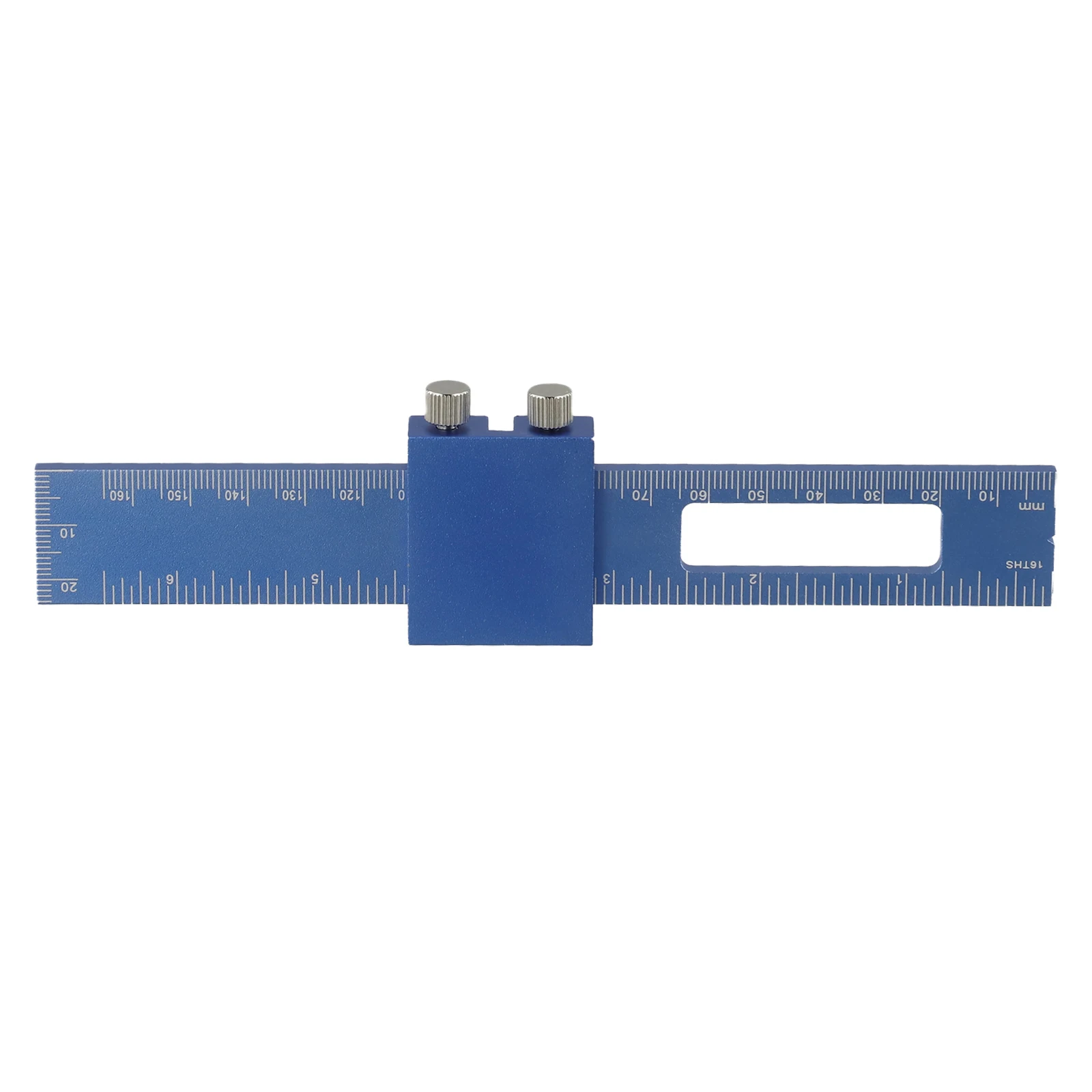 Sleek Design Aluminum Scribing Ruler Featuring Depth Measurement Units Perfectly Suited For All Your Technical Project Needs