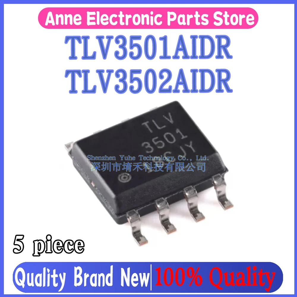(5piece) 100% New TLV3501AIDR TLV3502AIDR TLV3501 TLV3502 TLV 3501 TLV 3502 sop-8 Chipset
