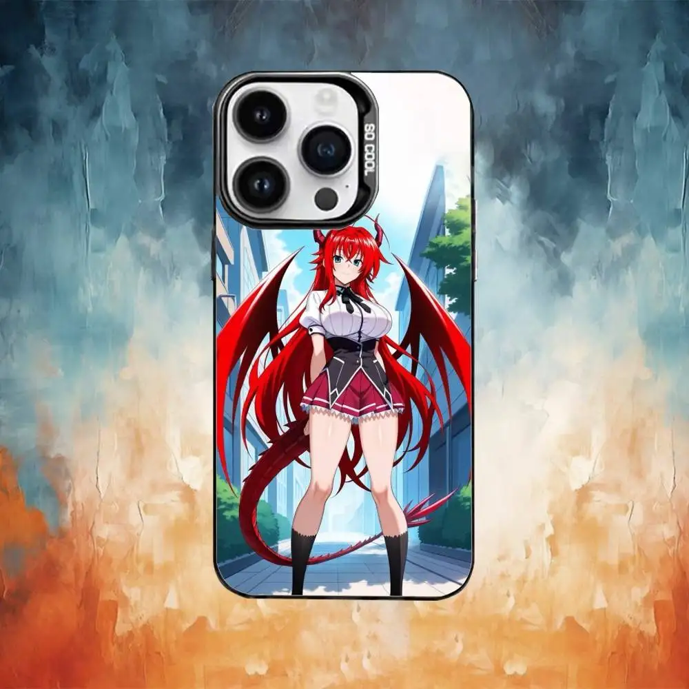 حافظة هاتف R-Rias DxD G-Gremory-ys لهاتف iPhone17,16,15,14,13,12,11 Plus، Pro Max غطاء مقاوم للصدمات باللون الأسود غير اللامع #2
