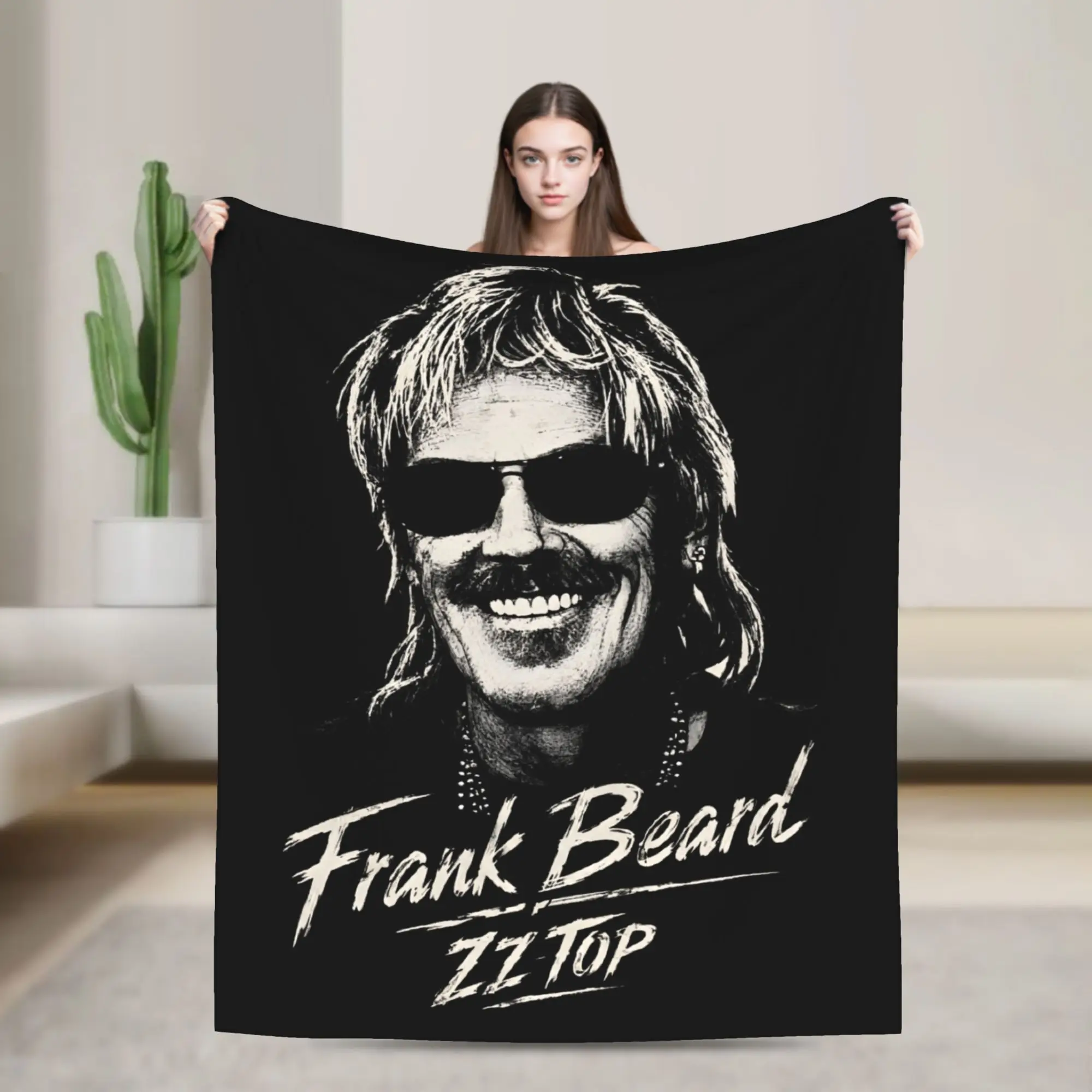 RIP Frank Beard Blanket Super Soft Cozy  Throw Blankets for Couch 50x60 Inch Multiple Sizes Rug Piece