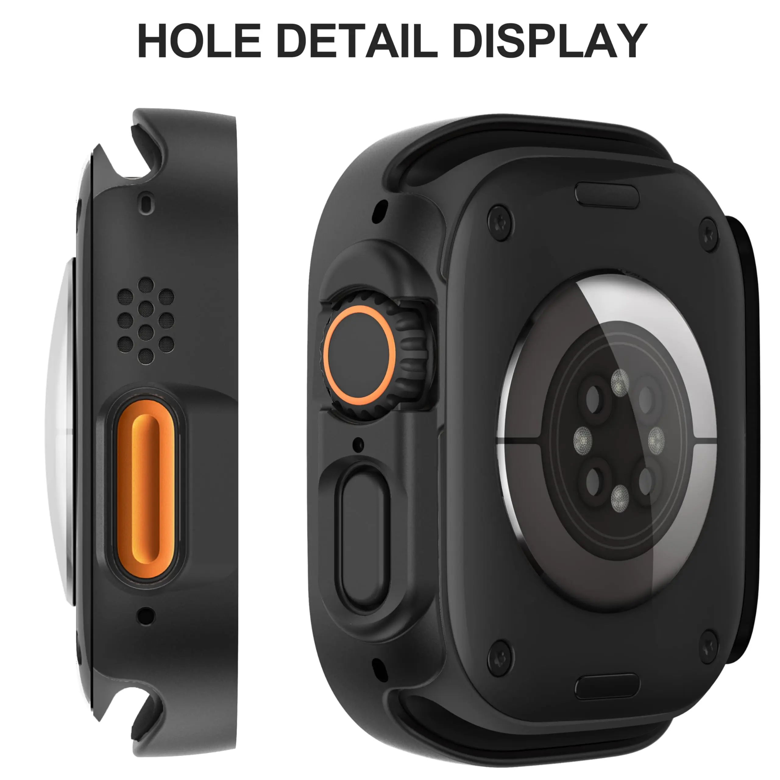 Gehärtetes Glas + Sichtschutz für Apple Watch Ultra 3 2 49 mm Hülle, Anti-Spionage-Displayschutzfolie, iWatch Ultra 3 2 Serie – Detail 4