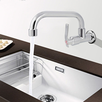 G1/2in Wall Mounted Single Cold Water Tap Sink Water Faucet for Home Kitchen Use