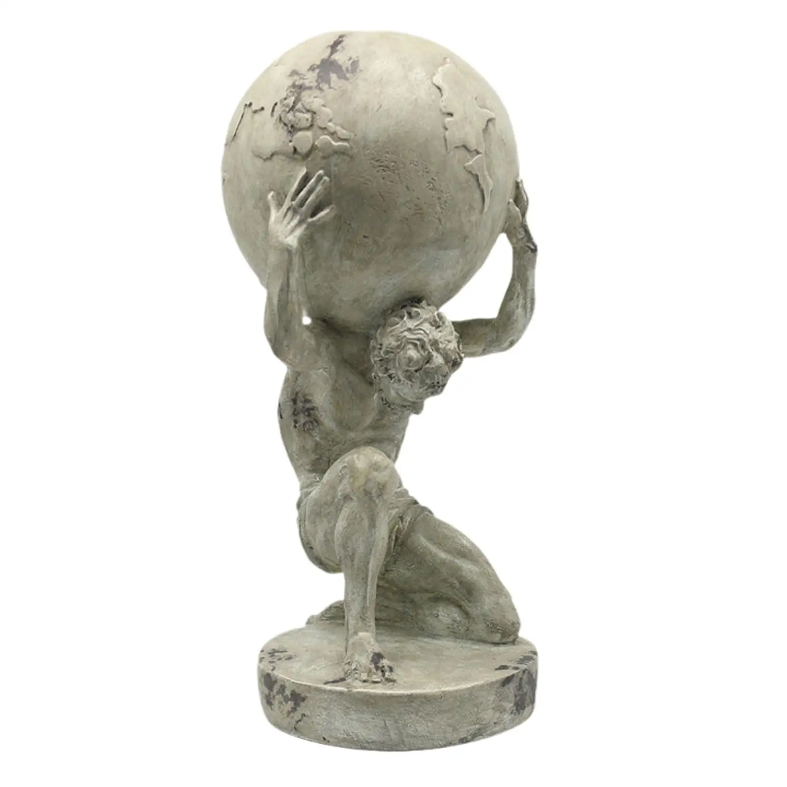 Carrying The World Statue Greek God Feng Shui Titan Statue