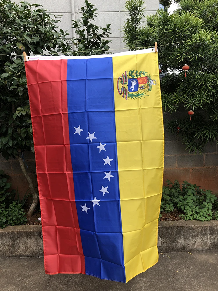 Z-ONE FLAG 3X5 ft Venezuela flag  90X150CM 100% polyester hanging  country flag national banner banners