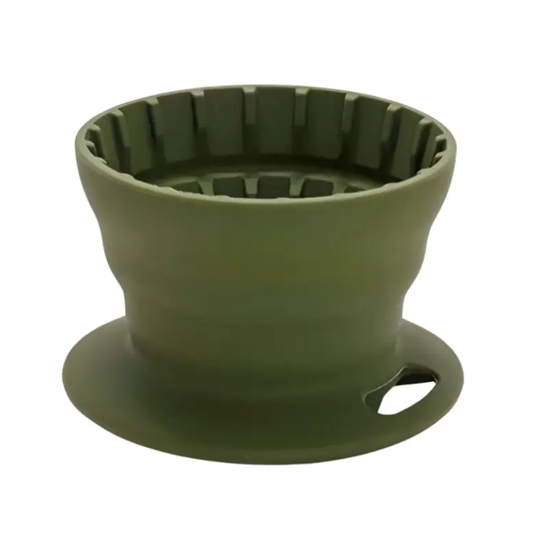 AEE6-Silicone Foldable Filter Cup Portable Coffee Filter Cup Cake Coffee Filter