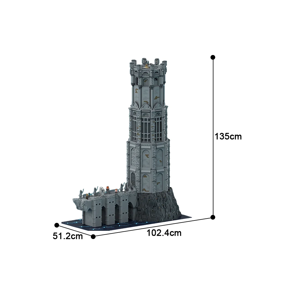 17094PCS MOC Divine Tower Model Building Blocks Game Elden Freely Assemble Gift for Kids Adult DIY Toys Bricks Collection