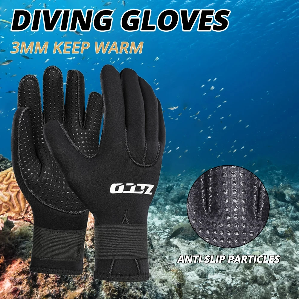 3mm Diving Gloves Neoprene Swimming Flippers Surf Equipment Kitesurf Underwater Fishing Windsurf Diving Gloves Fishing